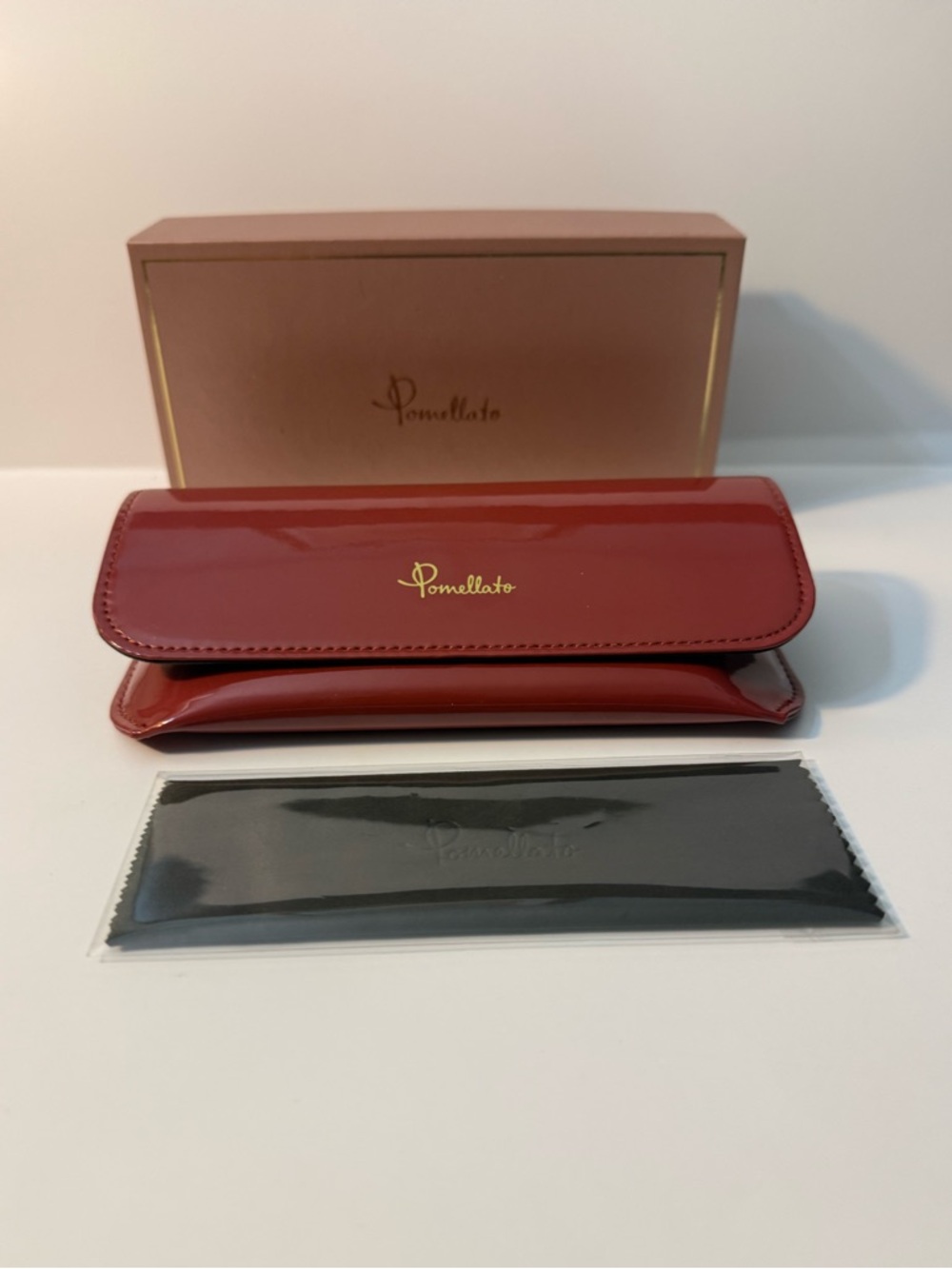 Pomellato Glossy Red Patent  Eyewear case